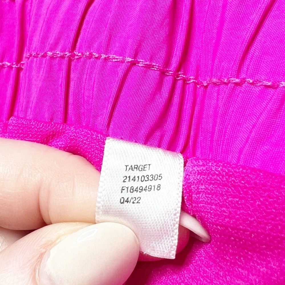 All in Motion Athletic Shorts Hot Pink Stretchy Smocked‎ Waist Dolphin Hem Women - Picture 16 of 16